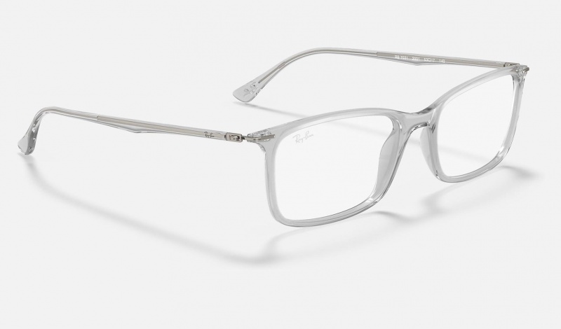 Ray Ban RB7031 Optics Men's Eyeglasses Silver | 60519-ZTQY