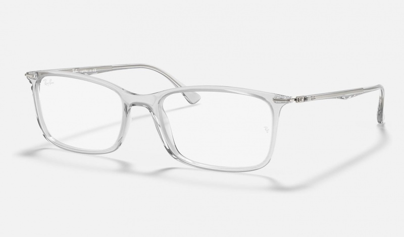 Ray Ban RB7031 Optics Men\'s Eyeglasses Silver | 60519-ZTQY