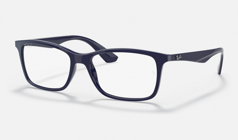 Ray Ban RB7047 Optics Men\'s Eyeglasses Blue | 38706-CDJA