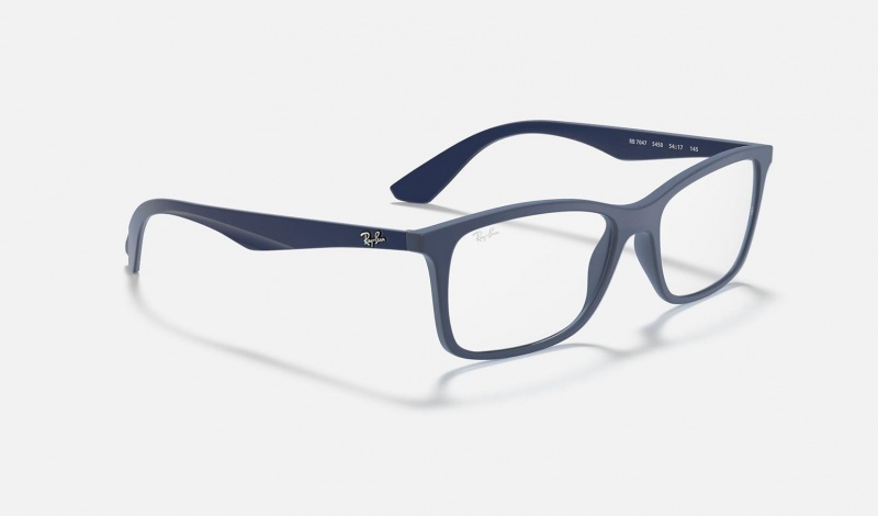 Ray Ban RB7047 Optics Men's Eyeglasses Blue | 06375-ZSXM