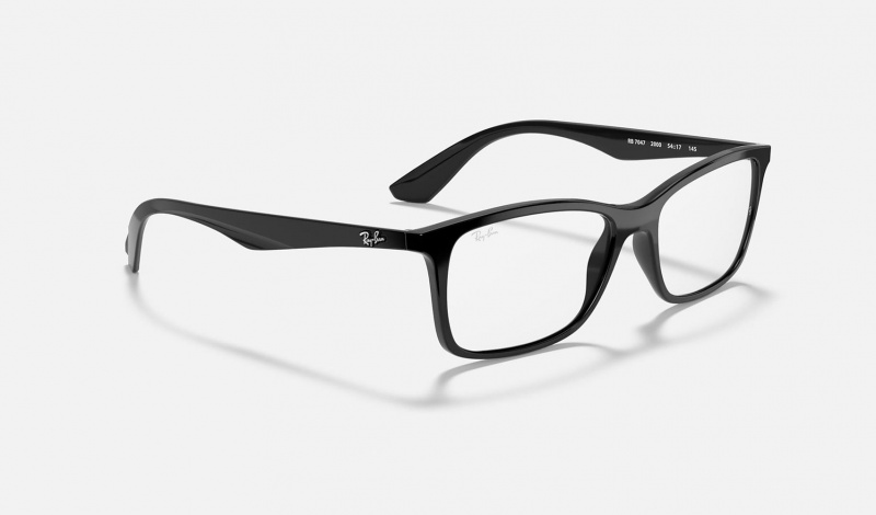 Ray Ban RB7047 Optics Men's Eyeglasses Black | 71054-IOSX