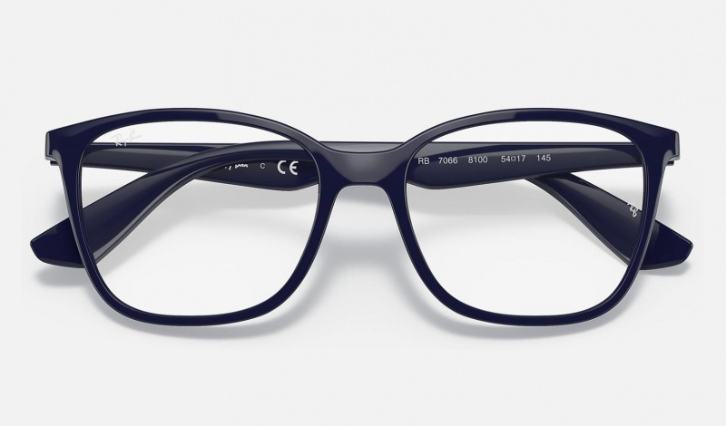 Ray Ban RB7066 Optics Men's Eyeglasses Blue | 57293-XFUV