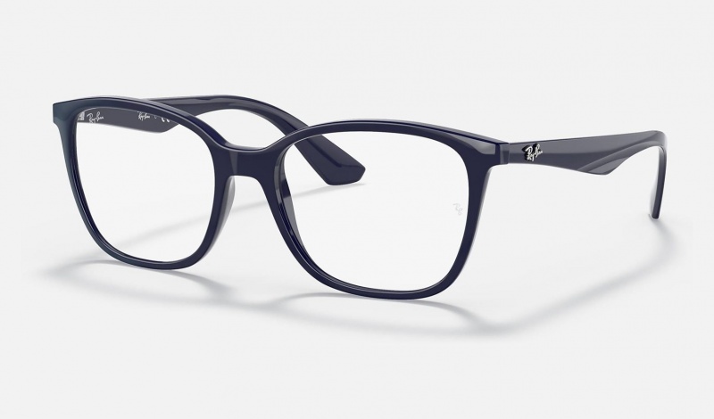 Ray Ban RB7066 Optics Men\'s Eyeglasses Blue | 57293-XFUV