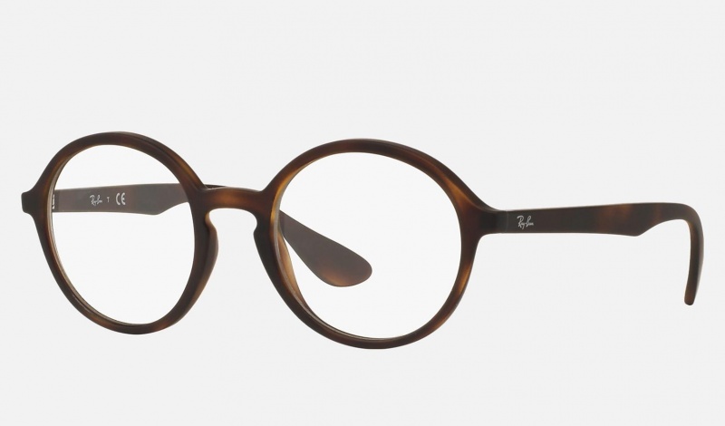 Ray Ban RB7075 Men\'s Eyeglasses Brown | 16527-SYOK