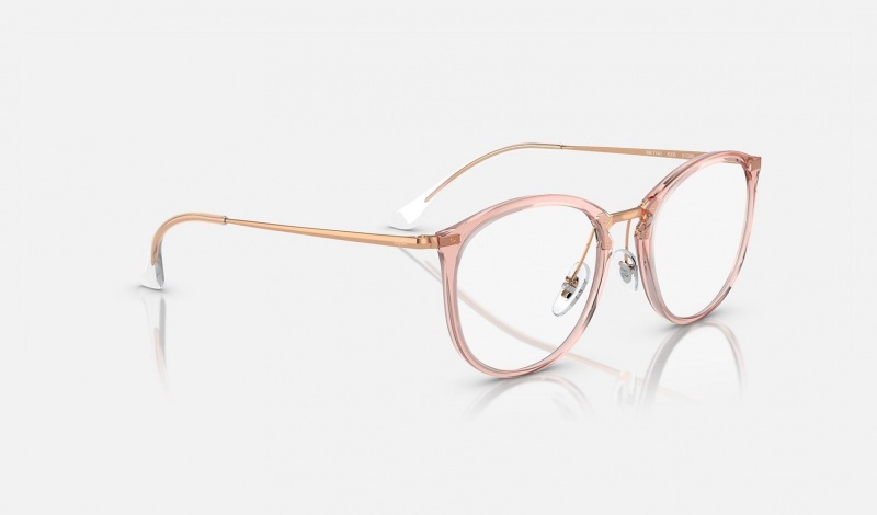 Ray Ban RB7140 Optics Women's Eyeglasses Pink | 87165-HRGA