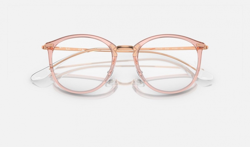 Ray Ban RB7140 Optics Women's Eyeglasses Pink | 87165-HRGA