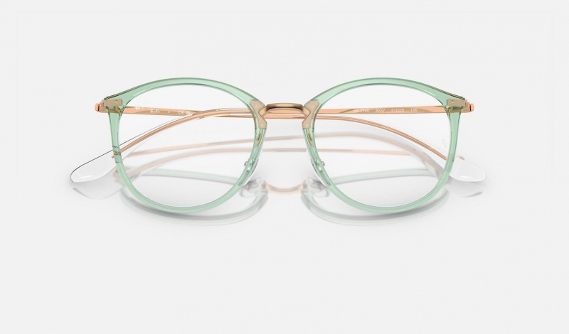 Ray Ban RB7140 Optics Women's Eyeglasses Green | 63792-JGLS