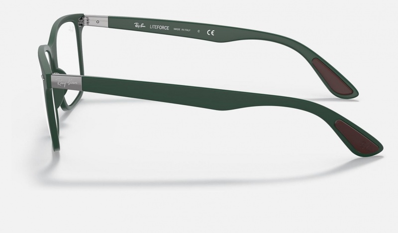 Ray Ban RB7144 Optics Men's Eyeglasses Green | 64201-OIND