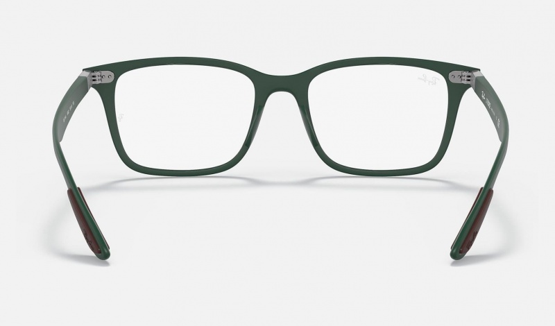 Ray Ban RB7144 Optics Men's Eyeglasses Green | 64201-OIND