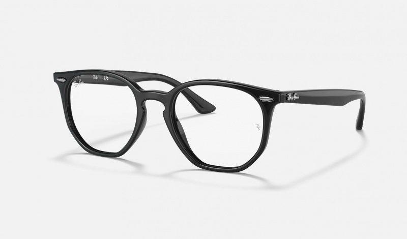 Ray Ban RB7151 Hexagonal Optics Men\'s Eyeglasses Black | 36950-HNAU