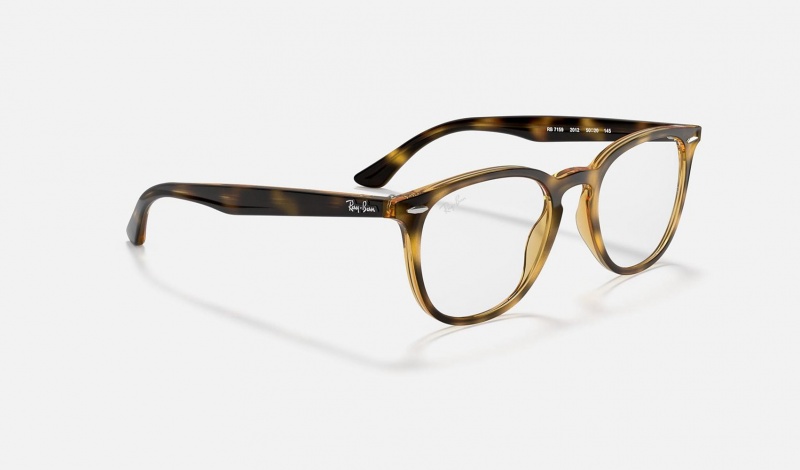 Ray Ban RB7159 Optics Men's Eyeglasses Gold | 52879-ATOC