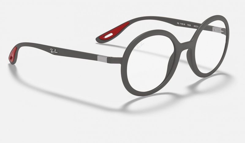 Ray Ban RB7180m Scuderia Ferrari Collection Women's Eyeglasses Grey | 87416-XZAJ