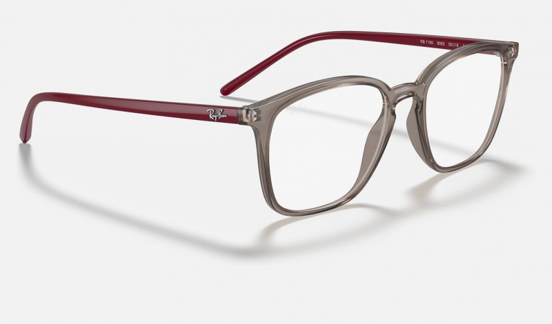 Ray Ban RB7185 Men's Eyeglasses Grey | 67189-ECSH