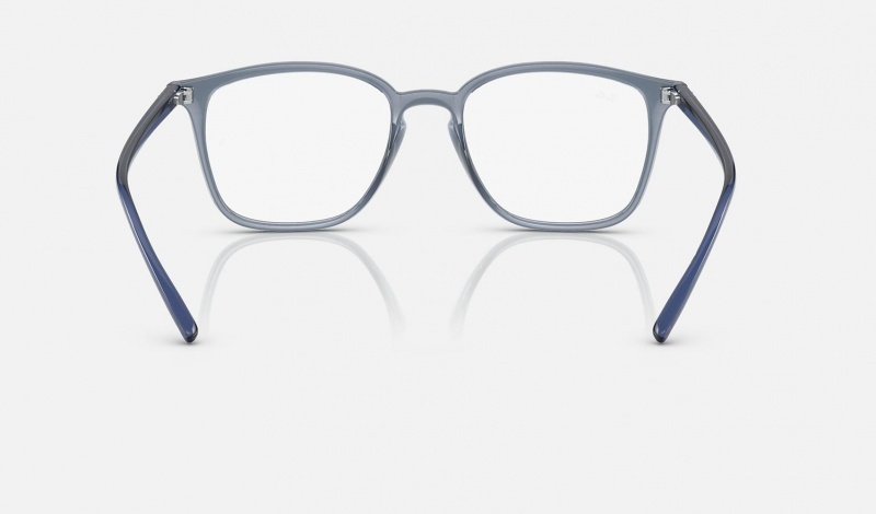 Ray Ban RB7185 Optics Men's Eyeglasses Blue | 83519-IRJP