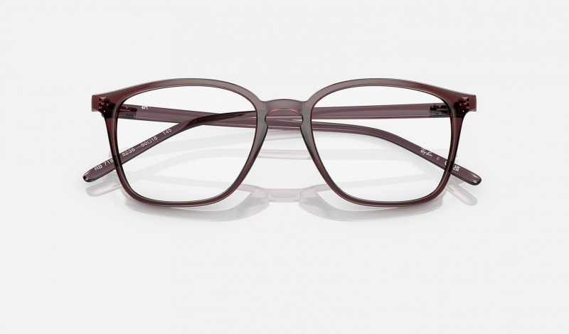 Ray Ban RB7185 Optics Women's Eyeglasses Brown | 19836-RXSU