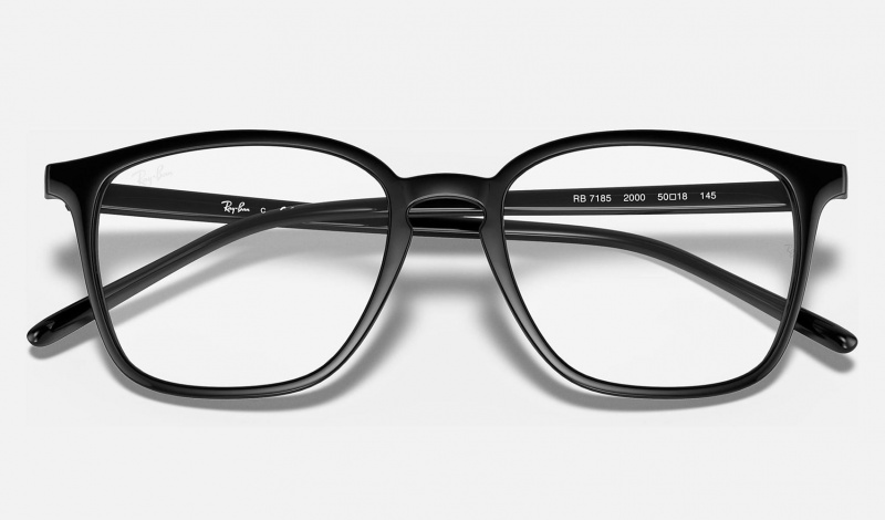 Ray Ban RB7185 Women's Eyeglasses Black | 18546-LRDF