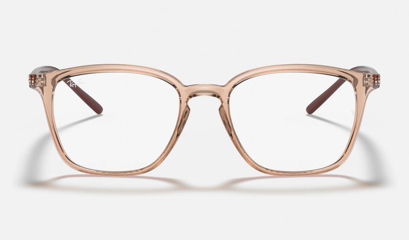 Ray Ban RB7185 Women's Eyeglasses Brown | 61839-RDAH