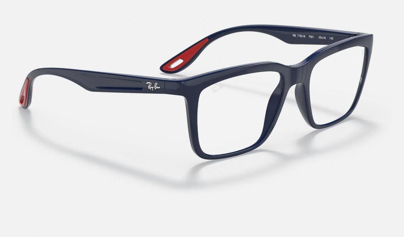 Ray Ban RB7192m Scuderia Ferrari Collection Women's Eyeglasses Blue | 91560-ZVAF