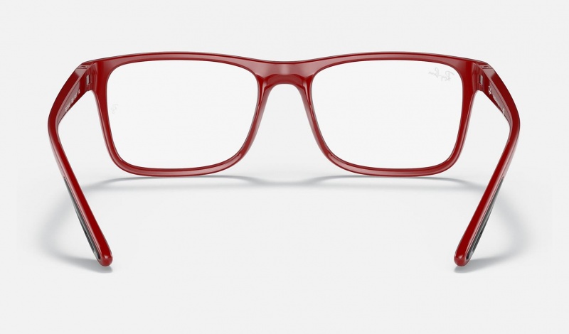 Ray Ban RB7205m Scuderia Ferrari Collection Men's Eyeglasses Red | 67318-GJQX