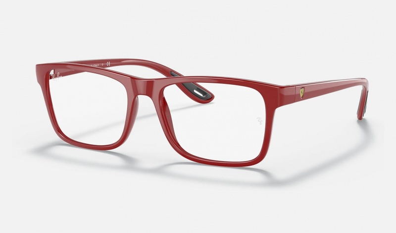 Ray Ban RB7205m Scuderia Ferrari Collection Men\'s Eyeglasses Red | 67318-GJQX