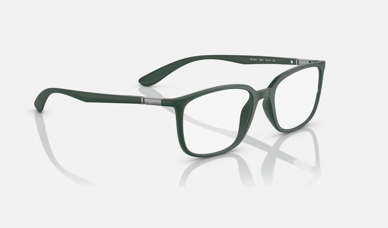 Ray Ban RB7208 Optics Men's Eyeglasses Green | 18957-QXPO