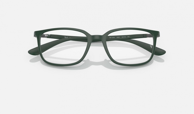 Ray Ban RB7208 Optics Men's Eyeglasses Green | 18957-QXPO