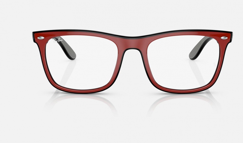 Ray Ban RB7209 Optics Men's Eyeglasses Red | 25173-WGZX