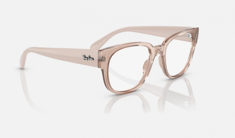 Ray Ban RB7210 Optics Women's Eyeglasses Beige | 17854-BFJG