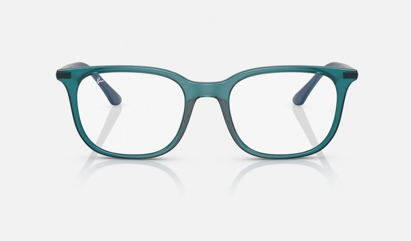 Ray Ban RB7211 Optics Men's Eyeglasses Turquoise | 54921-HSPL