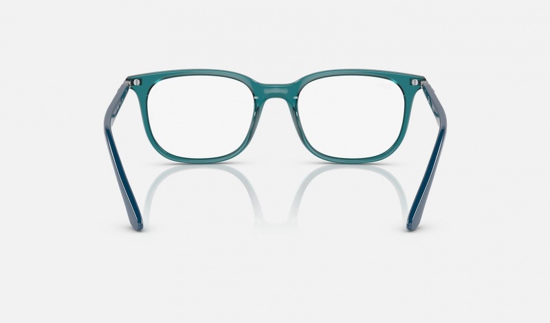 Ray Ban RB7211 Optics Men's Eyeglasses Turquoise | 54921-HSPL