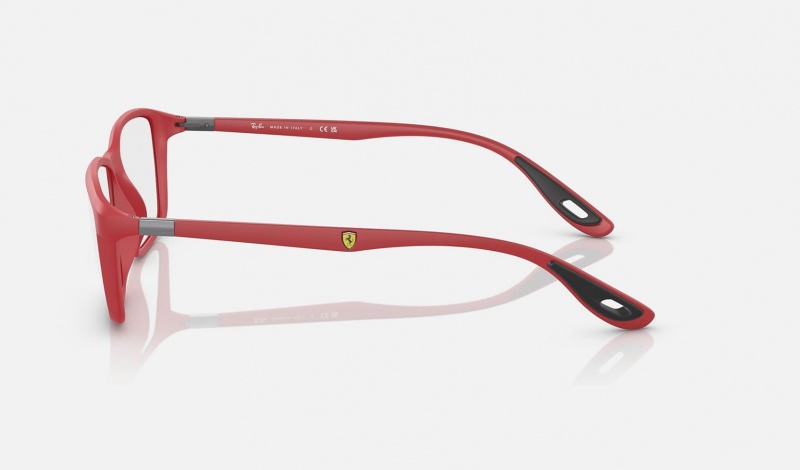 Ray Ban RB7213m Optics Scuderia Ferrari Collection Men's Eyeglasses Red | 31496-WDQJ