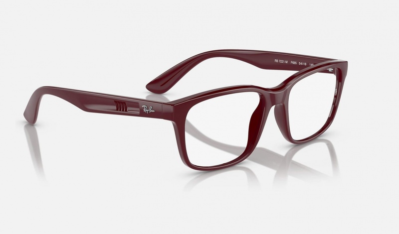 Ray Ban RB7221m Optics Scuderia Ferrari Collection Men's Eyeglasses Red | 94750-PZGK