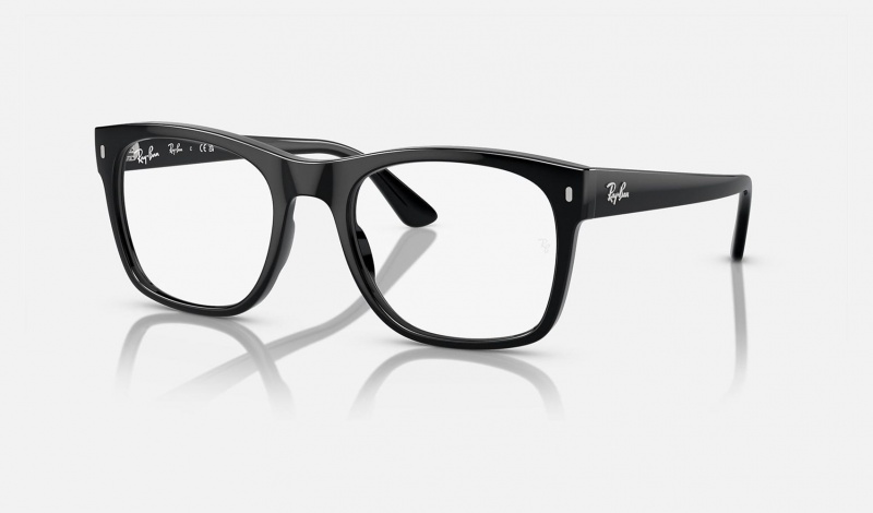 Ray Ban RB7228 Optics Men\'s Eyeglasses Black | 75908-NDOJ