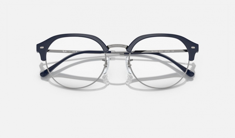 Ray Ban RB7229 Optics Men's Eyeglasses Blue | 56820-VTAR