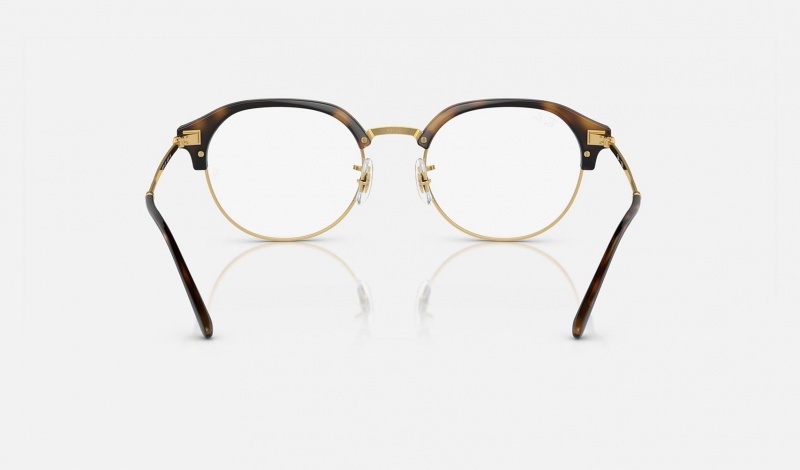 Ray Ban RB7229 Optics Men's Eyeglasses Gold | 59612-VUKE