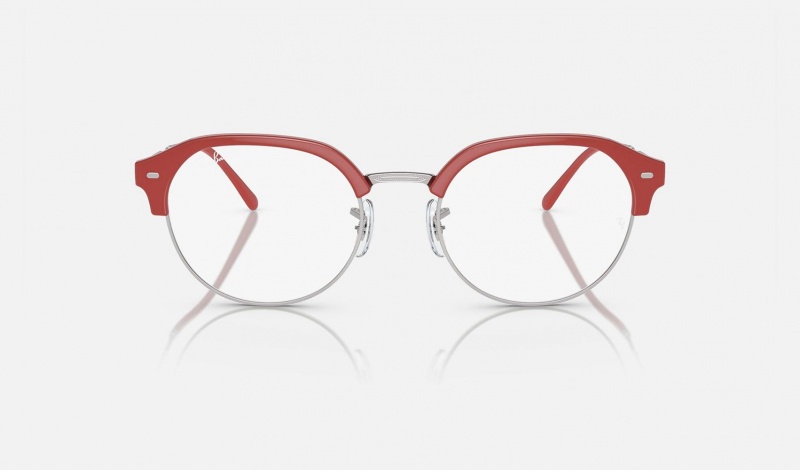 Ray Ban RB7229 Optics Men's Eyeglasses Red | 31082-GNJX