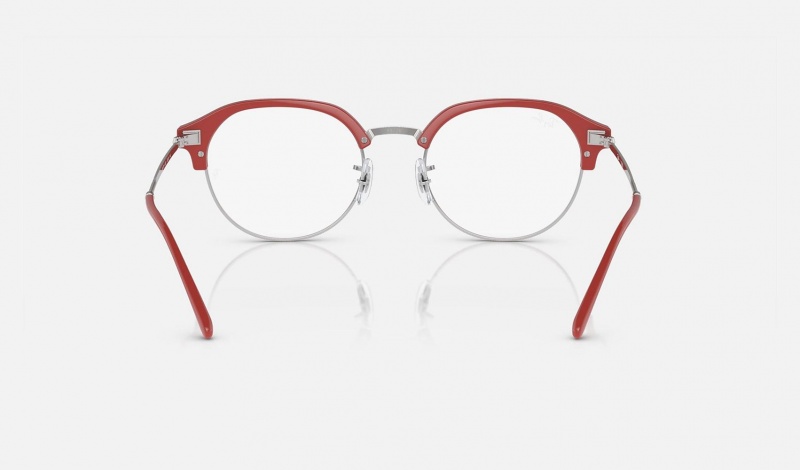 Ray Ban RB7229 Optics Men's Eyeglasses Red | 31082-GNJX