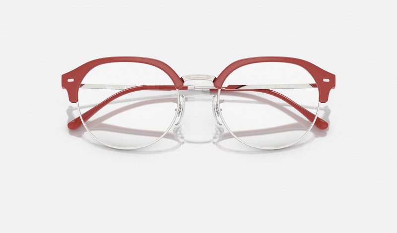 Ray Ban RB7229 Optics Women's Eyeglasses Red | 57391-JXBD