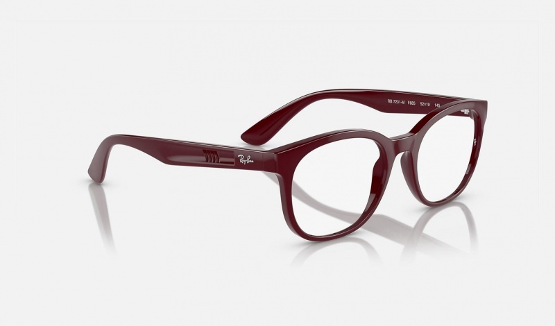 Ray Ban RB7231m Optics Scuderia Ferrari Collection Men's Eyeglasses Red | 76853-UTMD