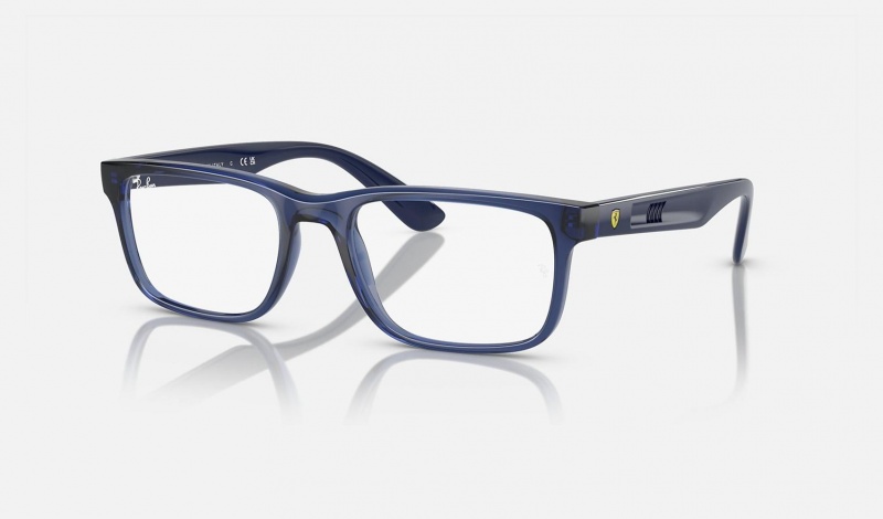 Ray Ban RB7232m Optics Scuderia Ferrari Collection Men\'s Eyeglasses Blue | 67143-LCSE