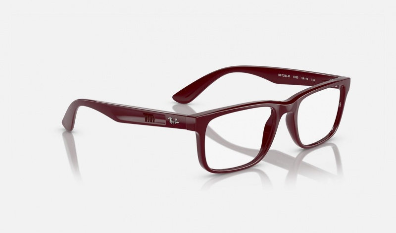 Ray Ban RB7232m Optics Scuderia Ferrari Collection Men's Eyeglasses Red | 67294-YVNA