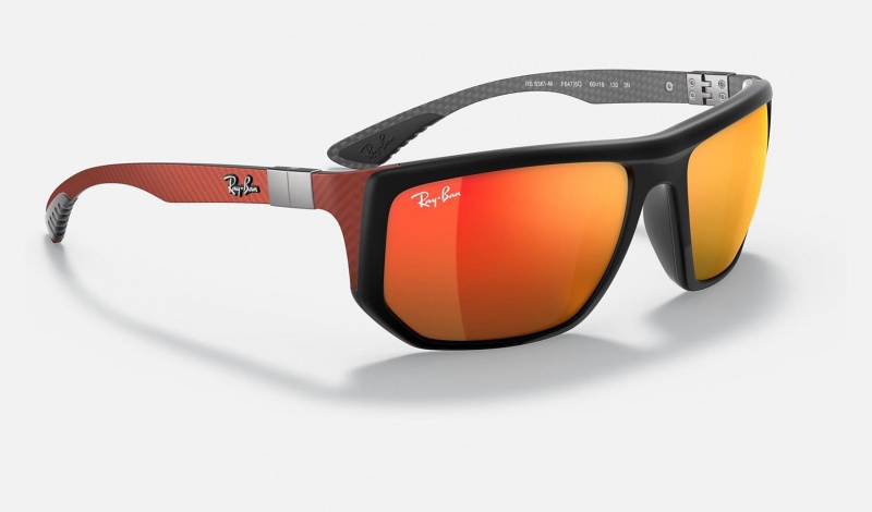 Ray Ban RB8361m Scuderia Ferrari Collection Men's Sunglasses Orange | 51983-XWTA