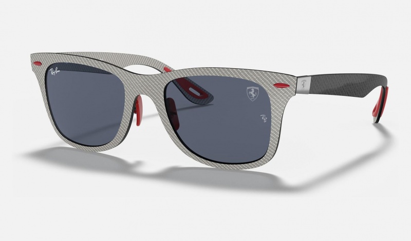 Ray Ban RB8395m Scuderia Ferrari Collection Women\'s Sunglasses Grey | 75163-FLVO