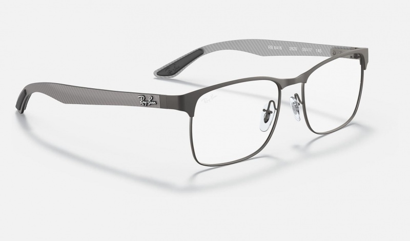 Ray Ban RB8416 Optics Men's Eyeglasses Grey | 56270-GUFI