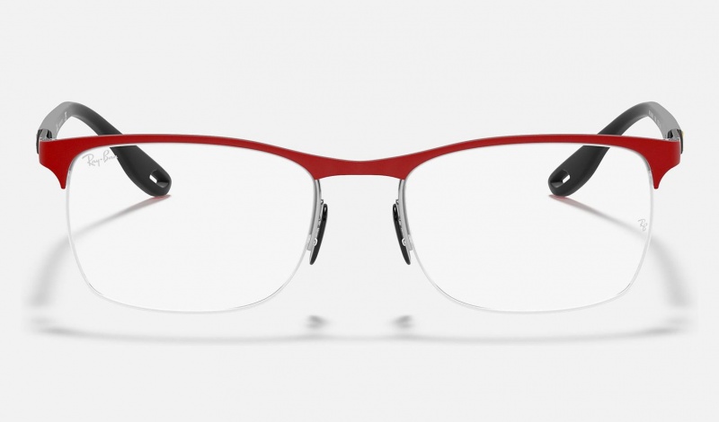 Ray Ban RB8416m Scuderia Ferrari Collection Men's Eyeglasses Red | 37841-EIRS