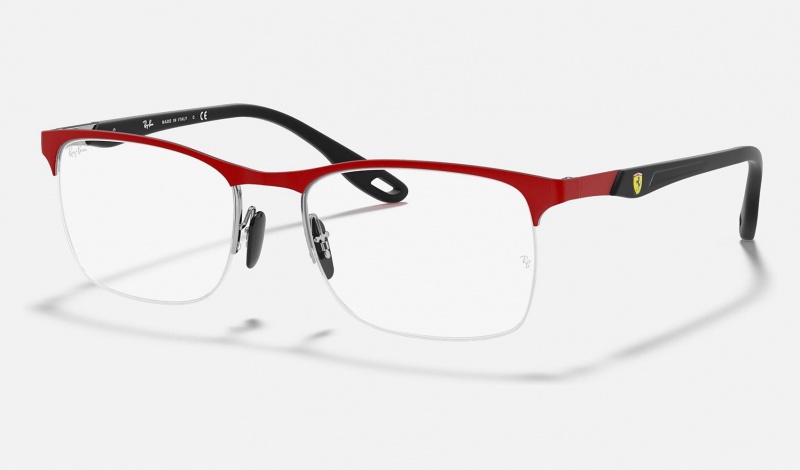 Ray Ban RB8416m Scuderia Ferrari Collection Men\'s Eyeglasses Red | 37841-EIRS