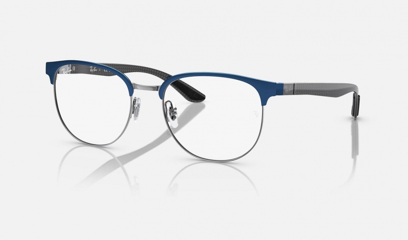 Ray Ban RB8422 Optics Men\'s Eyeglasses Blue | 01927-ETPU