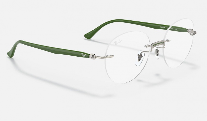 Ray Ban RB8768 Optics Women's Eyeglasses Green | 26915-ZMBI