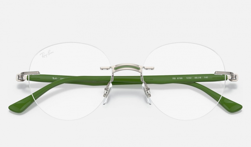 Ray Ban RB8768 Optics Women's Eyeglasses Green | 26915-ZMBI