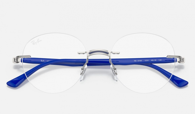 Ray Ban RB8768 Optics Women's Eyeglasses Blue | 35749-AYSU